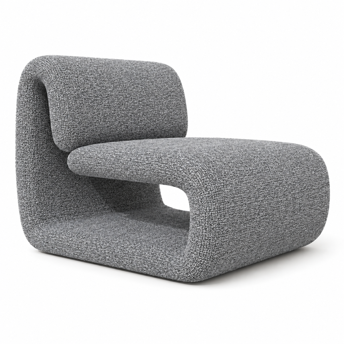 Lanott Kanso AC104 chair in MD-3 / Ash fabric - main view on white background