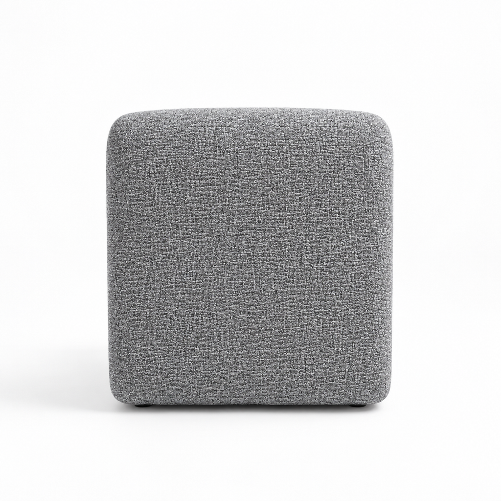 Lanott Kanso AC104 chair in MD-3 / Ash fabric - rear view on white background