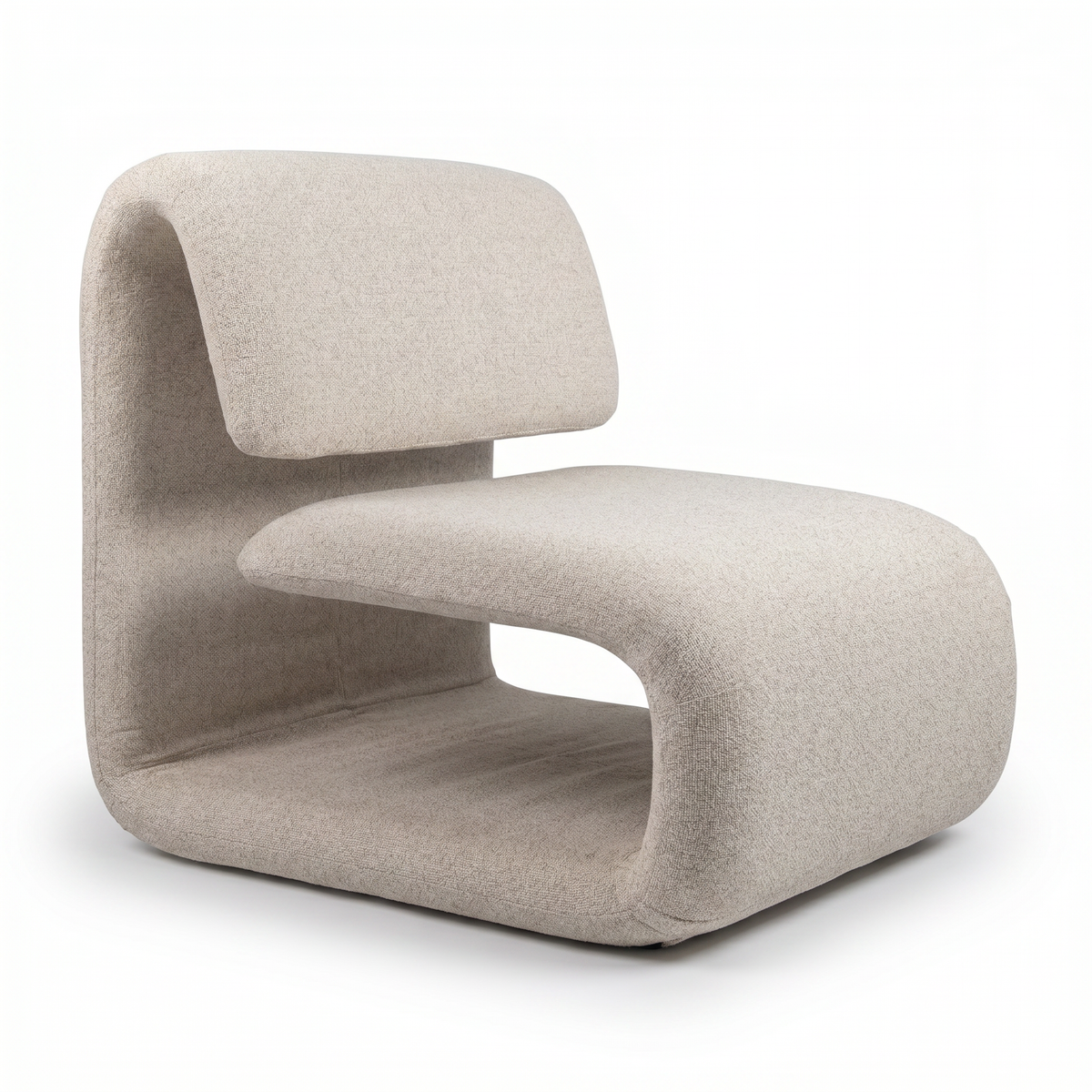 Lanott Kanso Arm Chair AC104 three-quarter view on white background