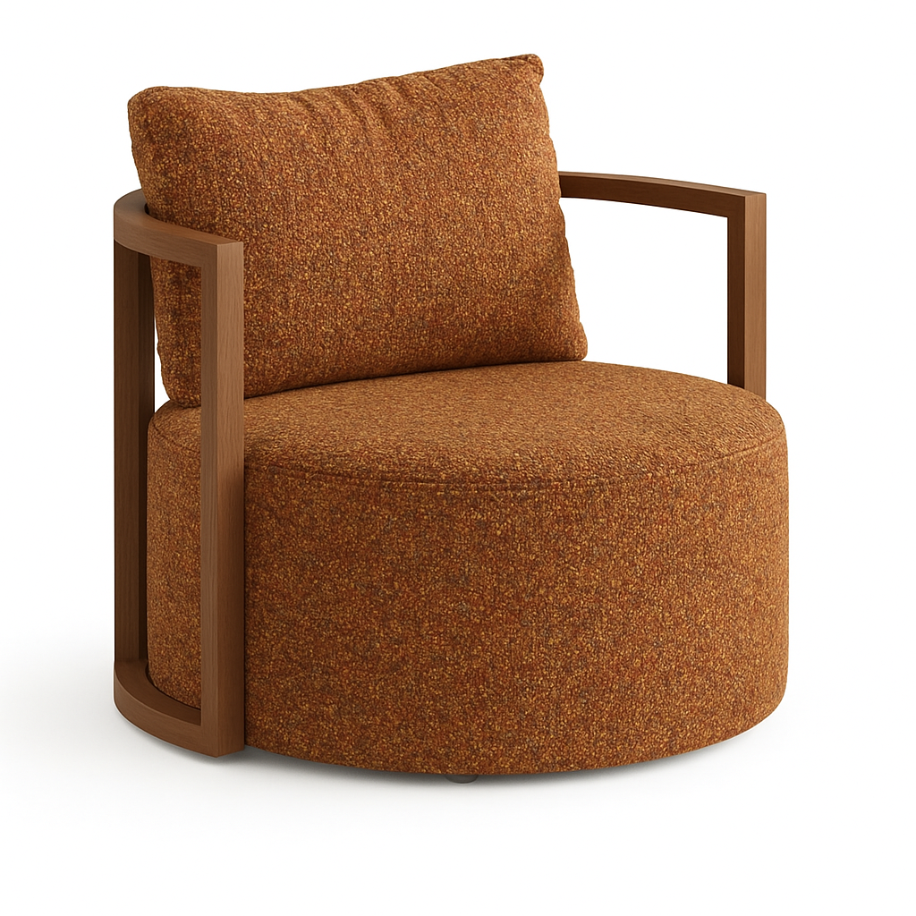 Arm Chair-AC122 material and finish detail — Lanott
