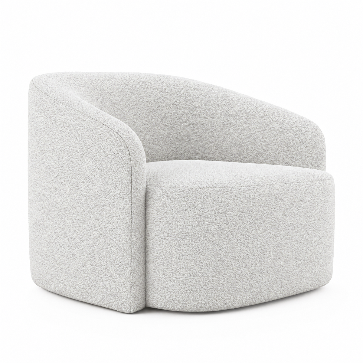 Lanott Arlette LS101 armchair in Vakoo-1 fabric - main view on white background