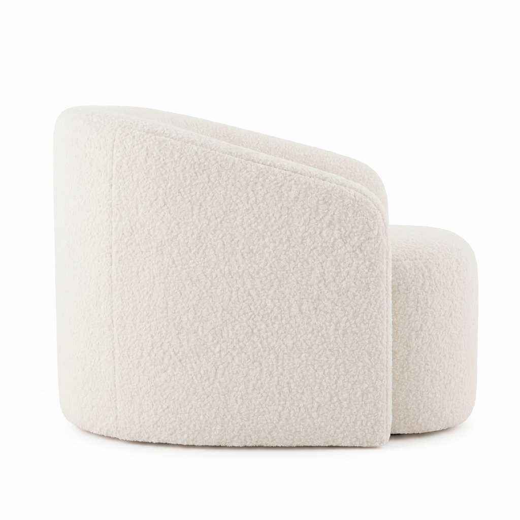 Lanott Arlette Arm Chair LS101 rear view on white background