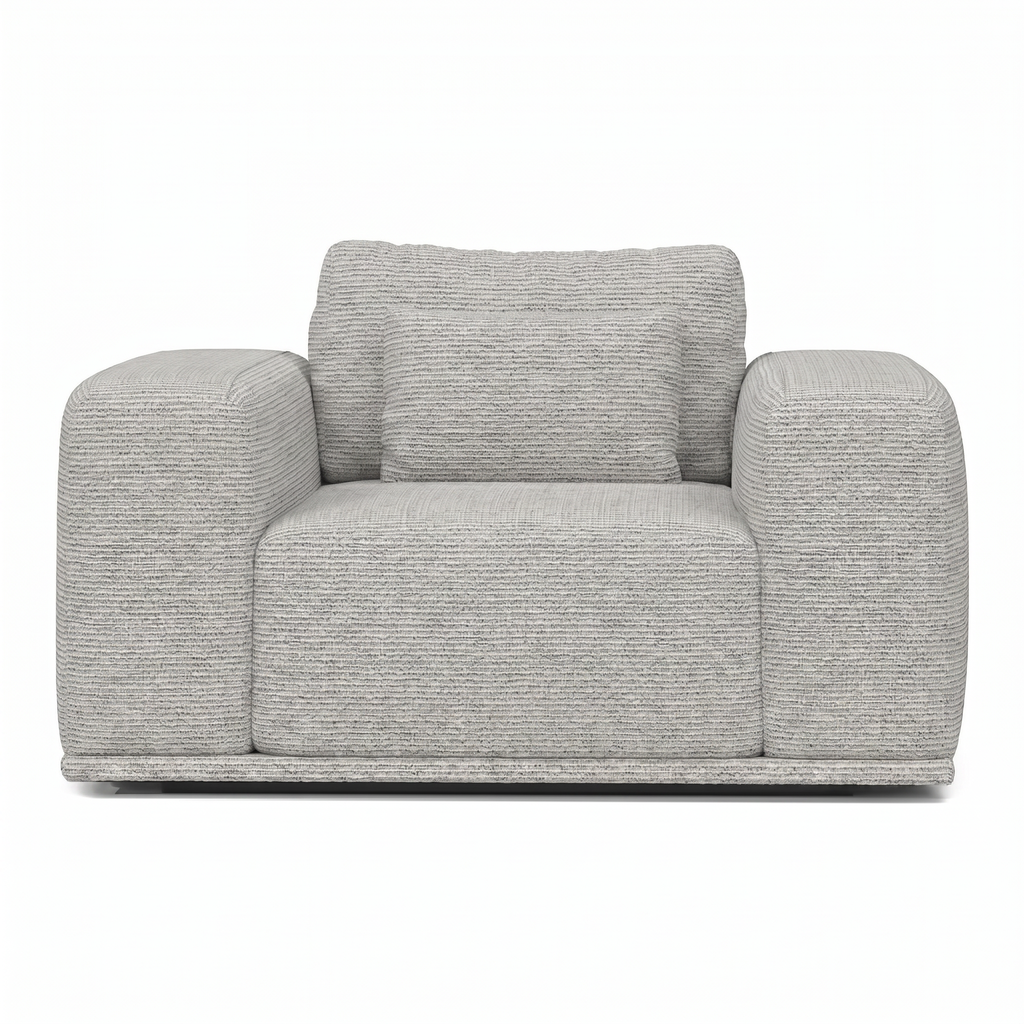 Lanott Nagomi Arm Chair LS108 front view on white background