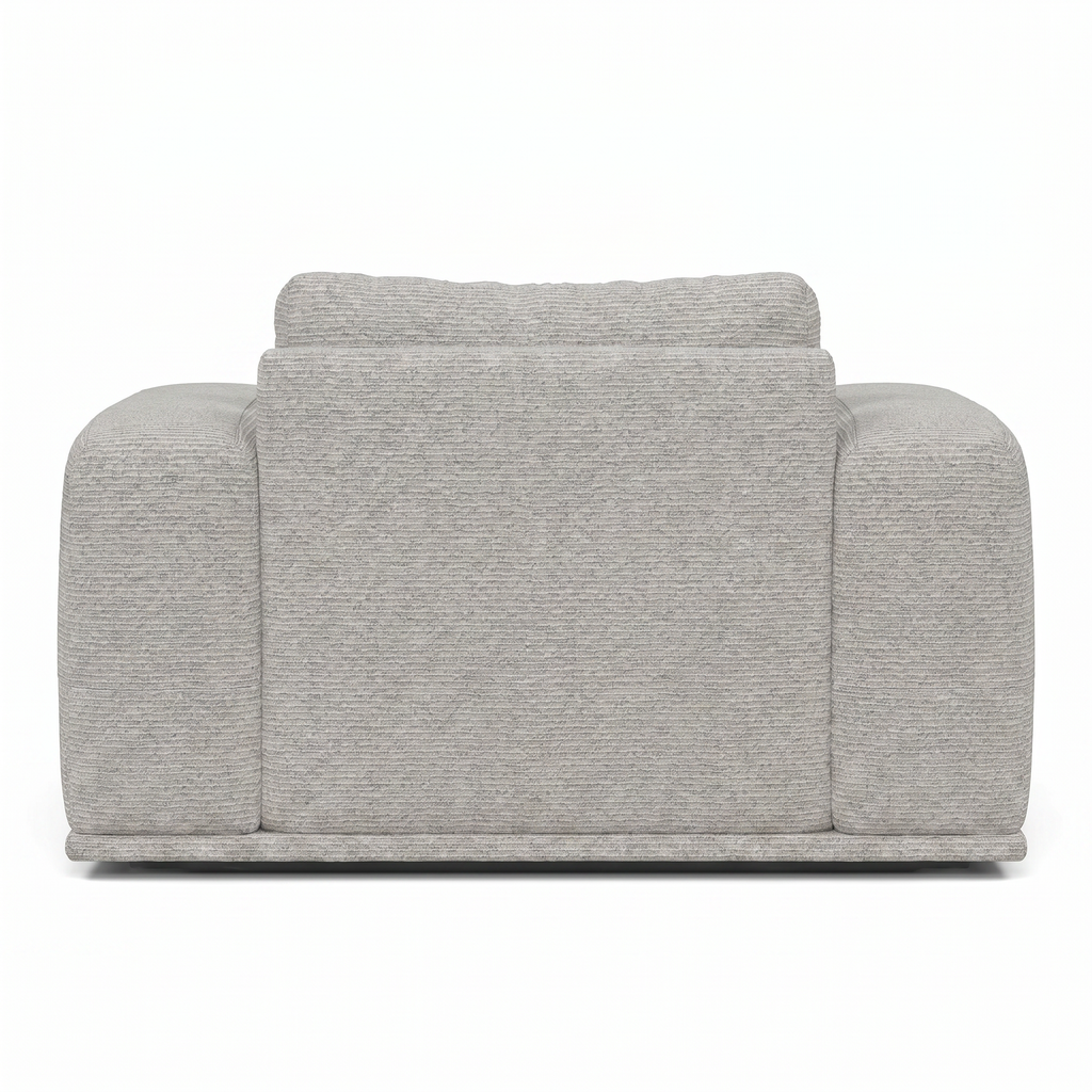 Lanott Nagomi Arm Chair LS108 rear view on white background