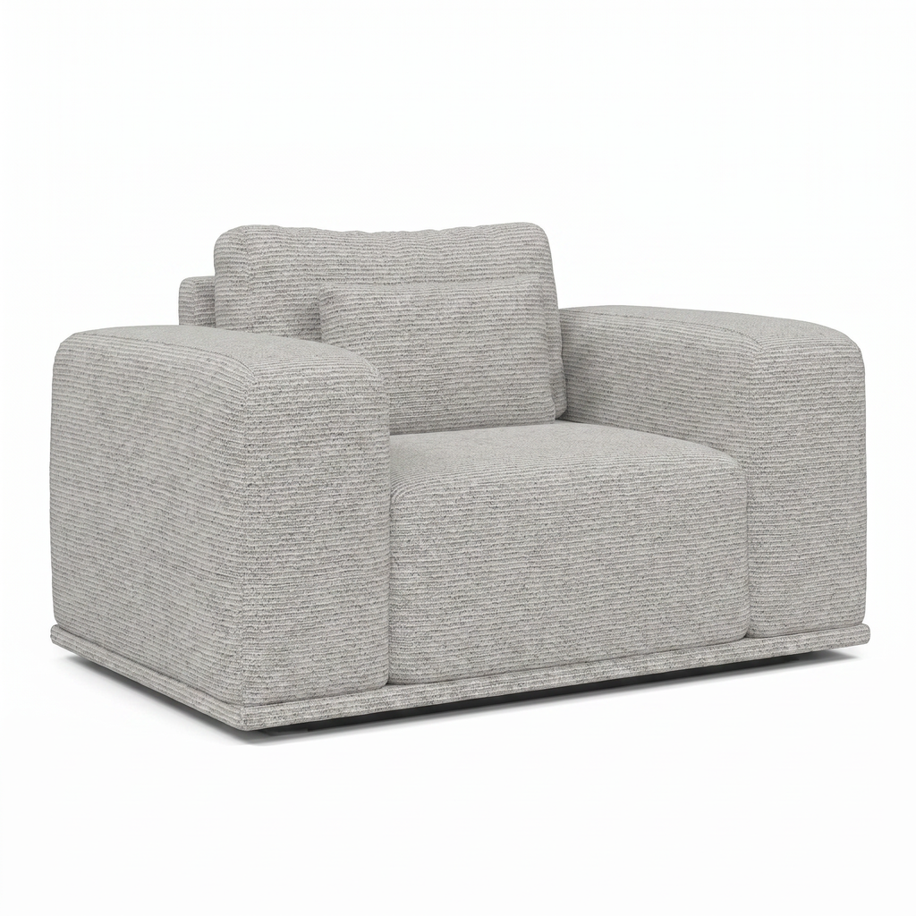Lanott Nagomi Arm Chair LS108 three-quarter view on white background