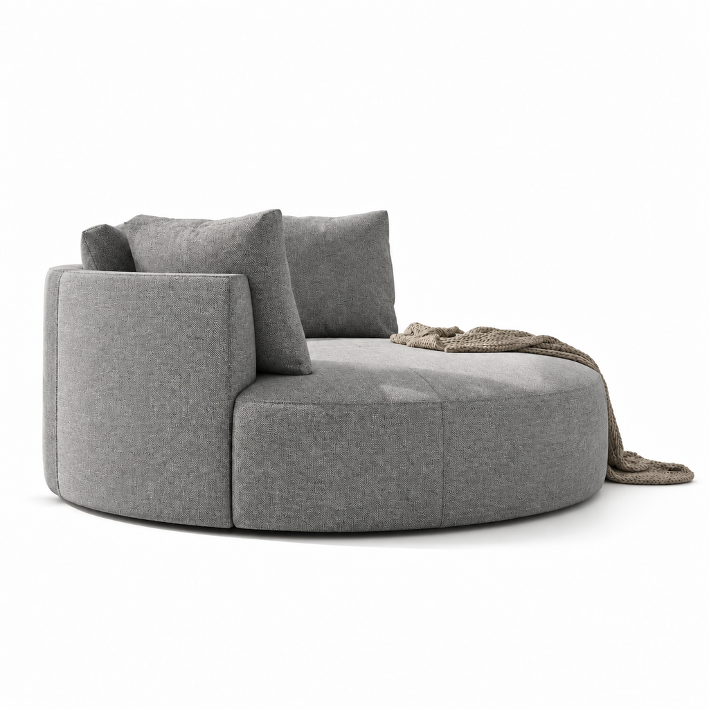 Sofa - LS111 | Mocha-11 | side view