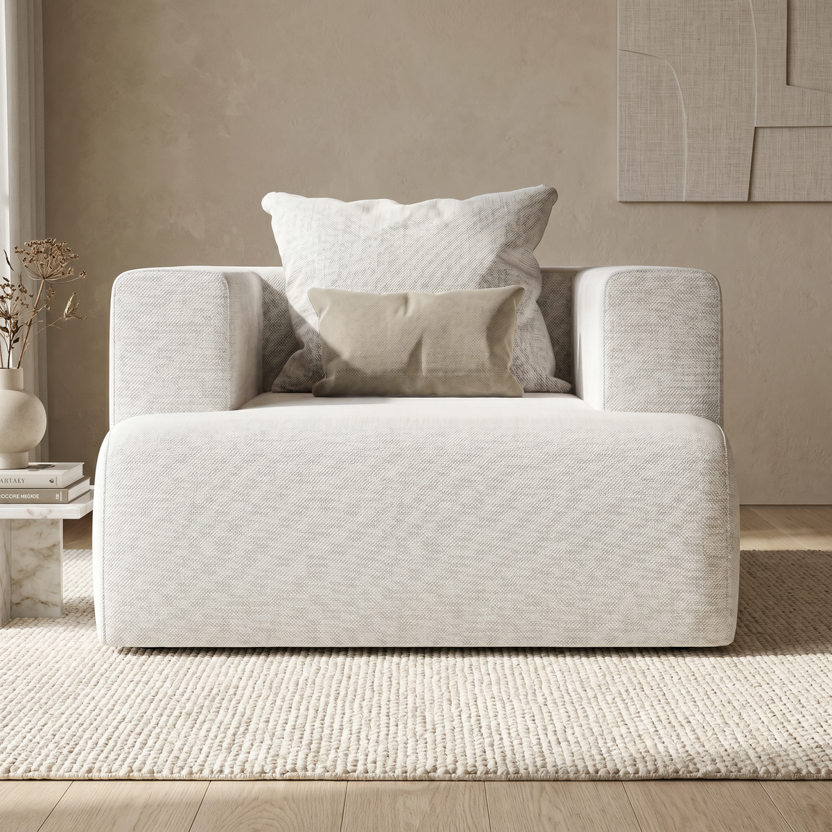 Lanott Lunaro Arm Chair LS114 in a contemporary interior