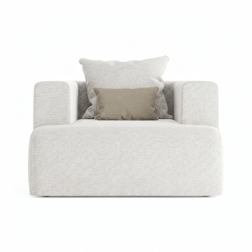 Lanott Lunaro Arm Chair LS114 front view on white background