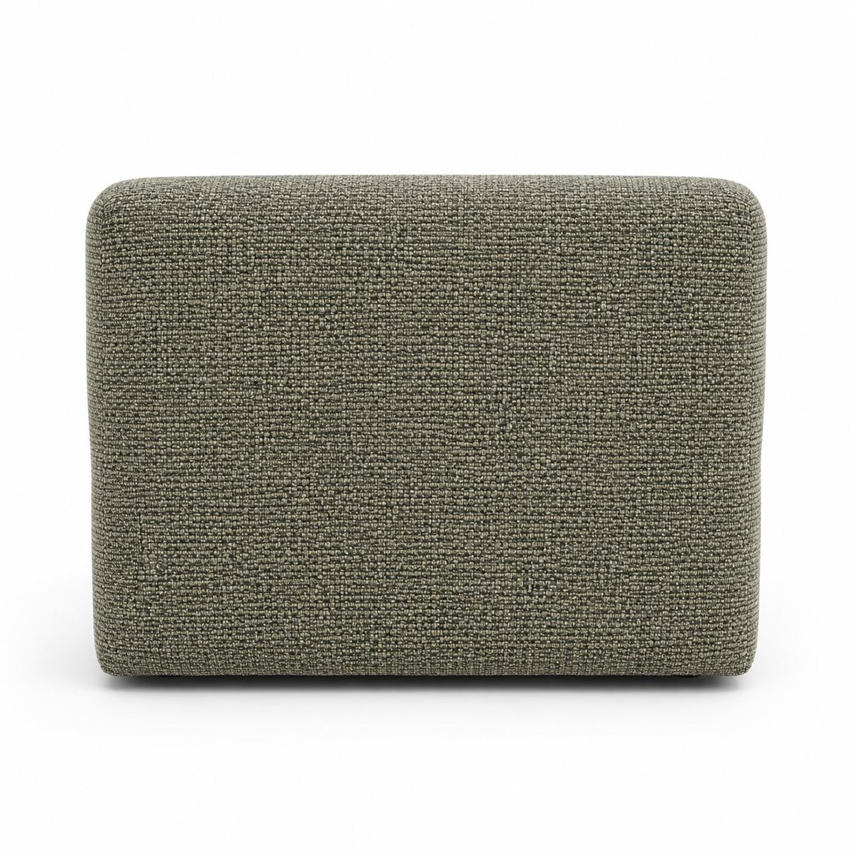Lanott Varenna Arm Chair AC103 in MD-8 Oliva fabric, rear view on white background
