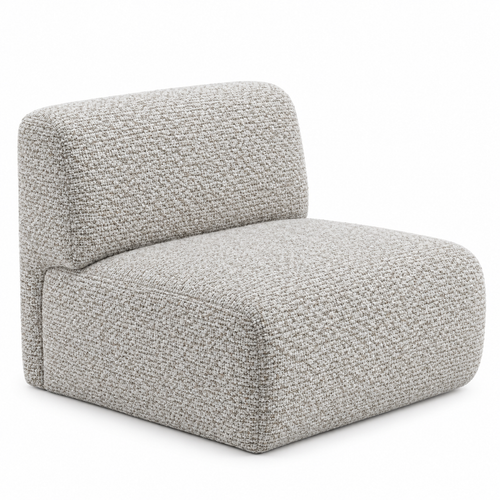 Lanott Varenna Arm Chair AC103 in Tender-1 Alba fabric, main view on white background
