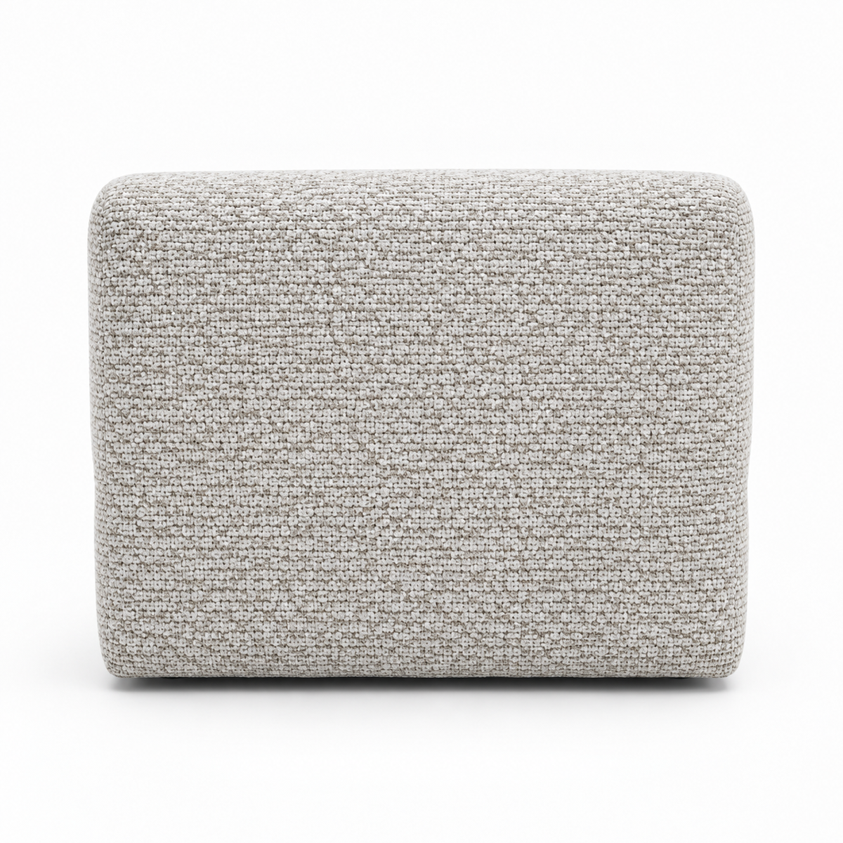 Lanott Varenna Arm Chair AC103 in Tender-1 Alba fabric, rear view on white background