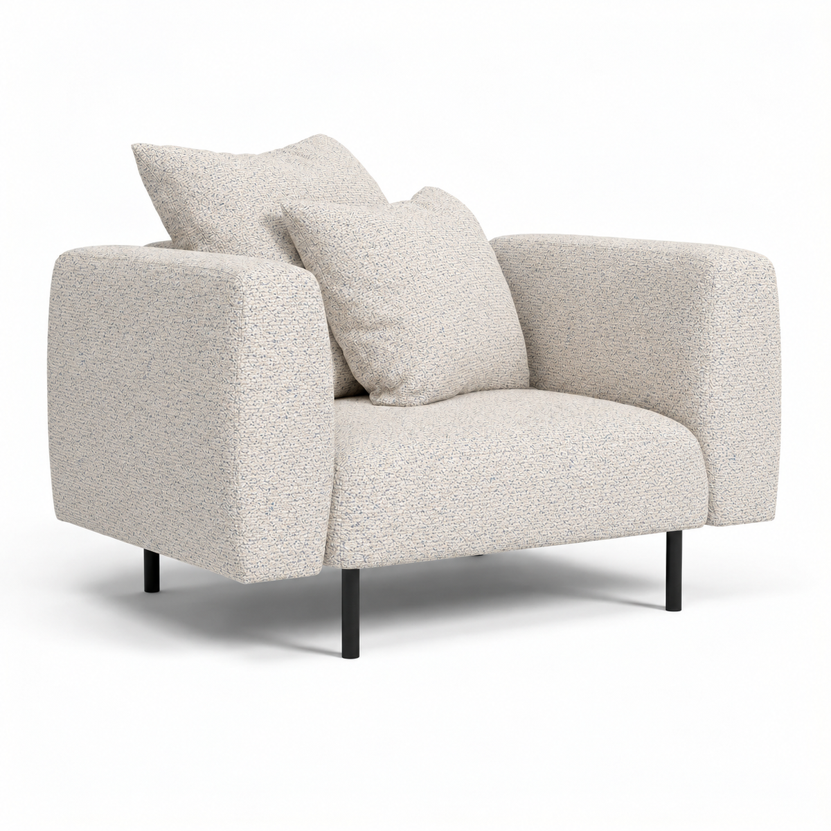 Lanott Kumo LS103 armchair in Gucci-5 - main three-quarter view on white background
