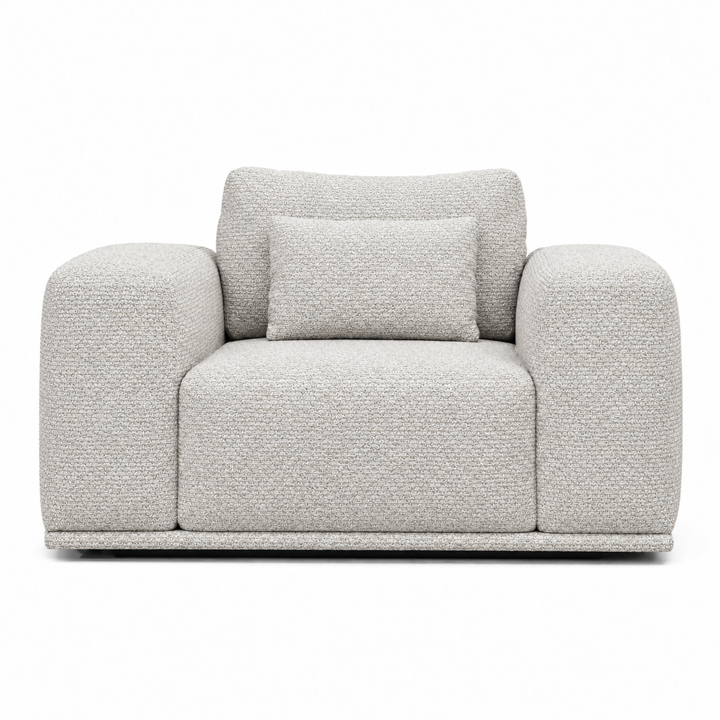 Lanott Nagomi LS108 armchair in Tender-1 - front view on white background