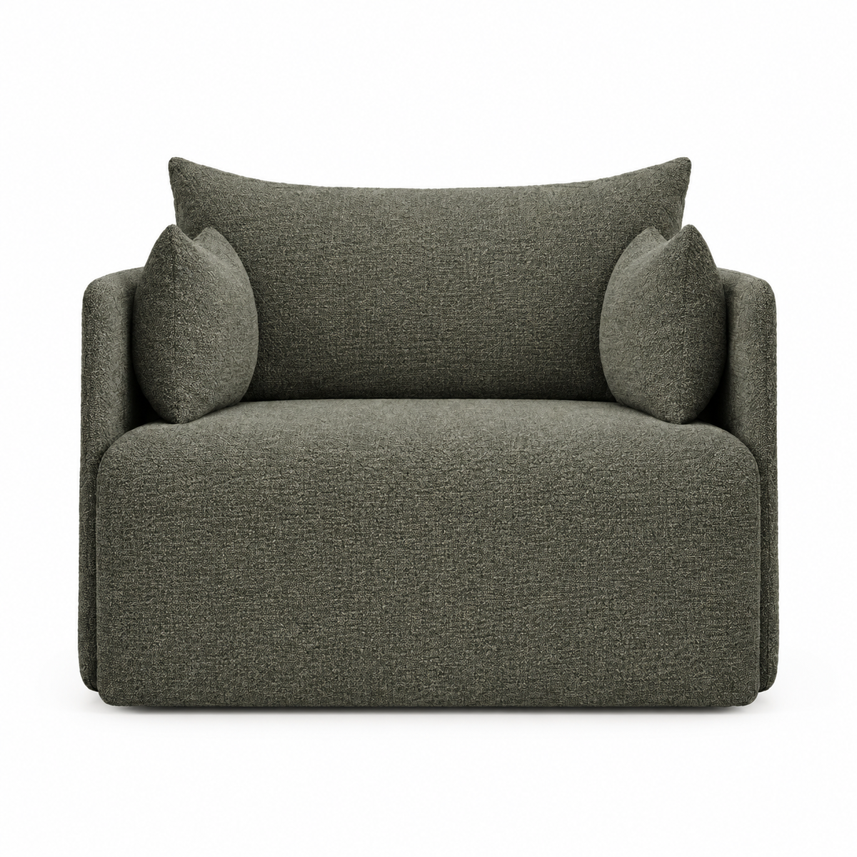 Lanott Pico S117 armchair in MD-8 - front view on white background