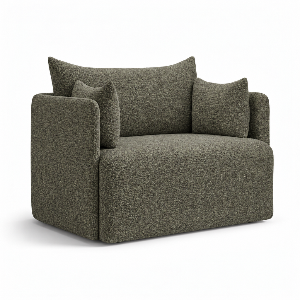 Lanott Pico S117 armchair in MD-8 - main three-quarter view on white background