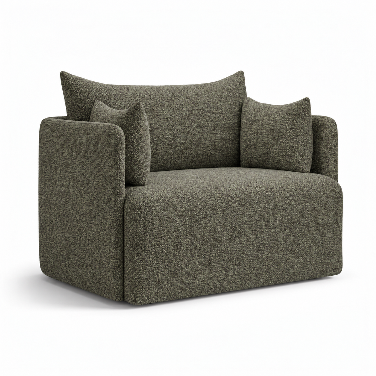Lanott Pico S117 armchair in MD-8 - main three-quarter view on white background
