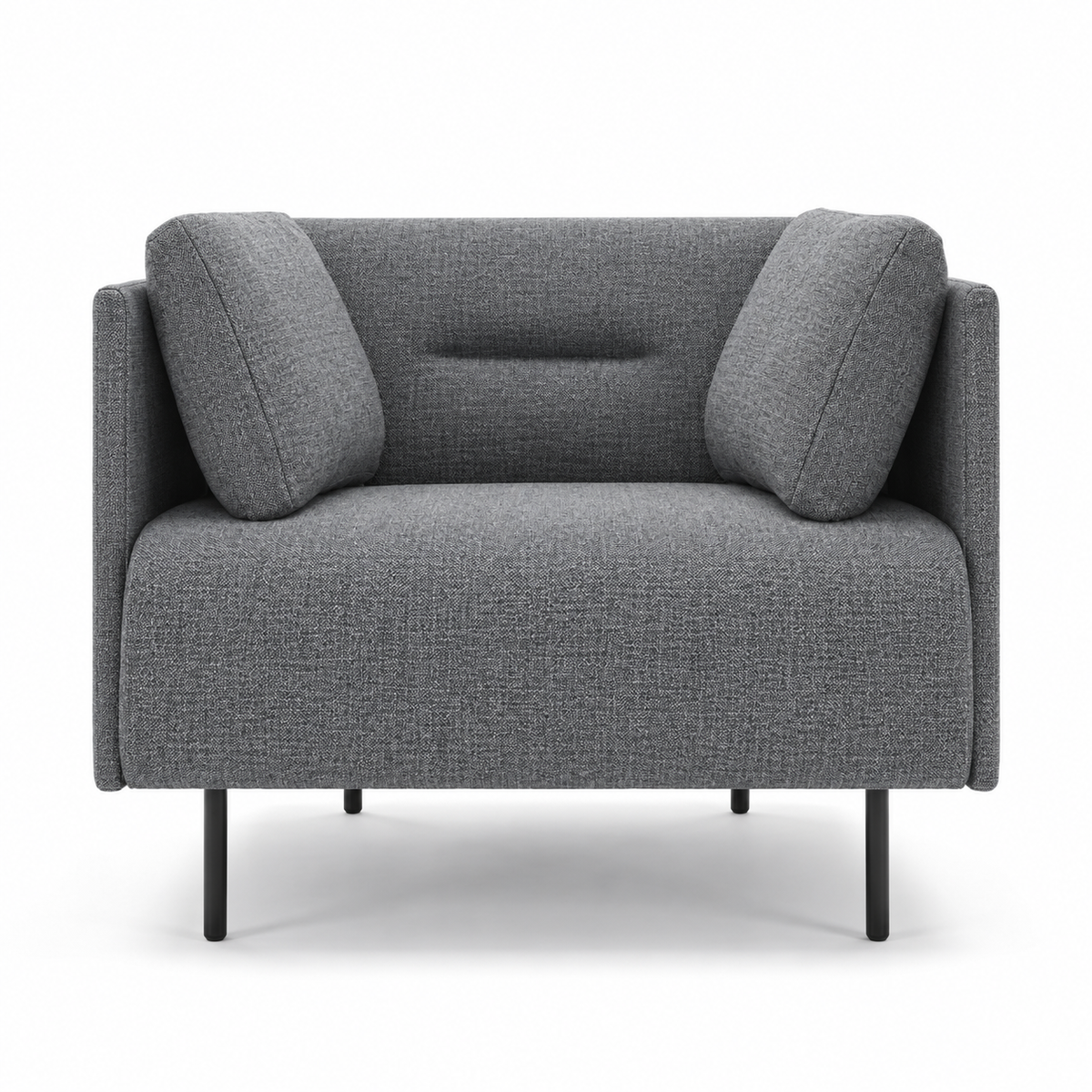 Lanott Otto S120 armchair in MD-3 - front view on white background