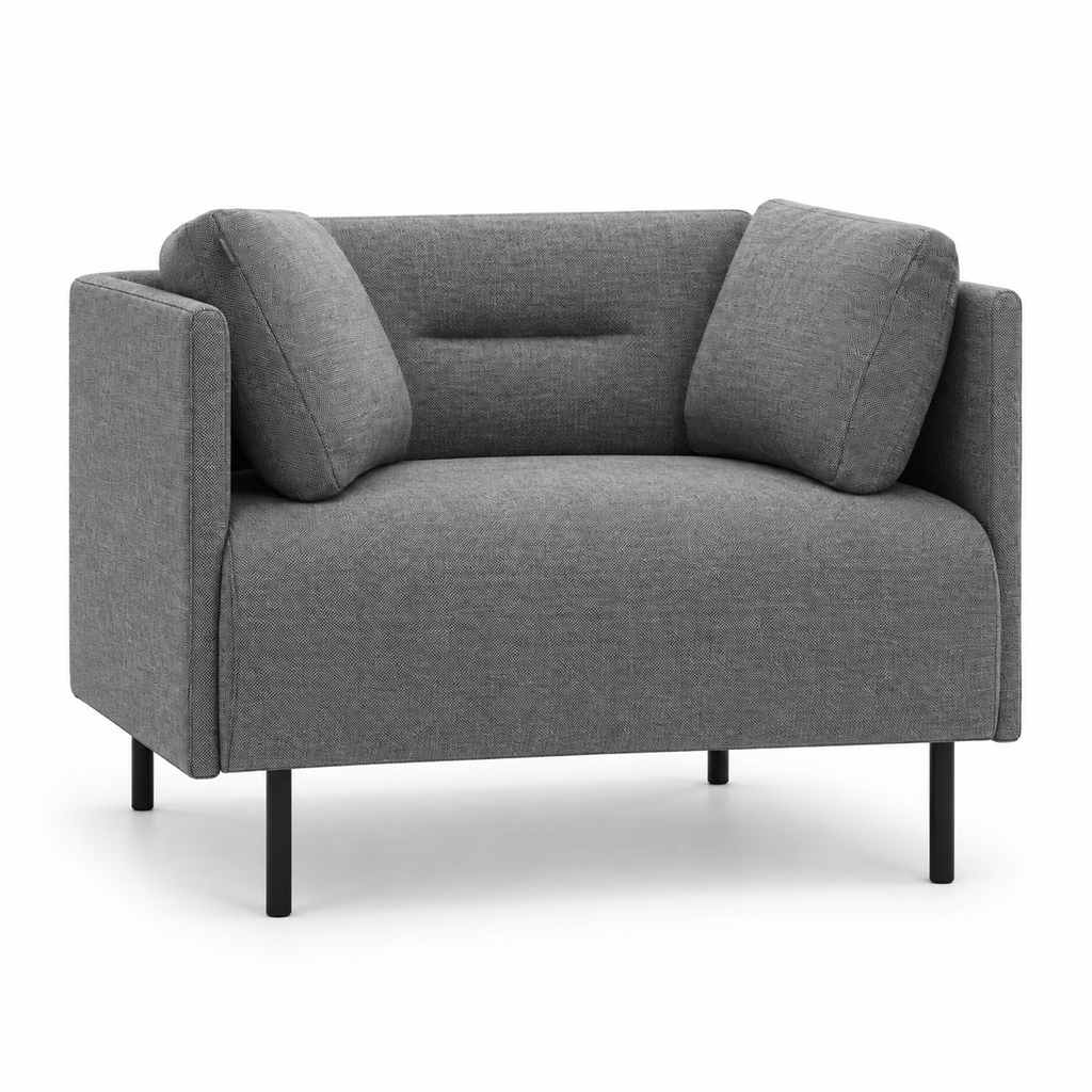 Lanott Otto S120 armchair in MD-3 - main three-quarter view on white background