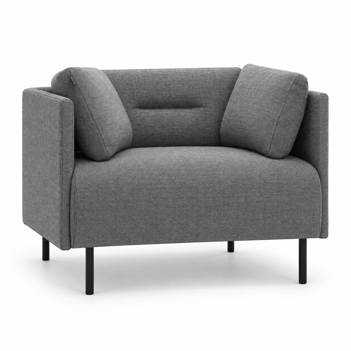 Lanott Otto S120 armchair in MD-3 - main three-quarter view on white background