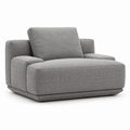 Lanott Sereno S123 armchair in Mocha-11 - main three-quarter view on white background