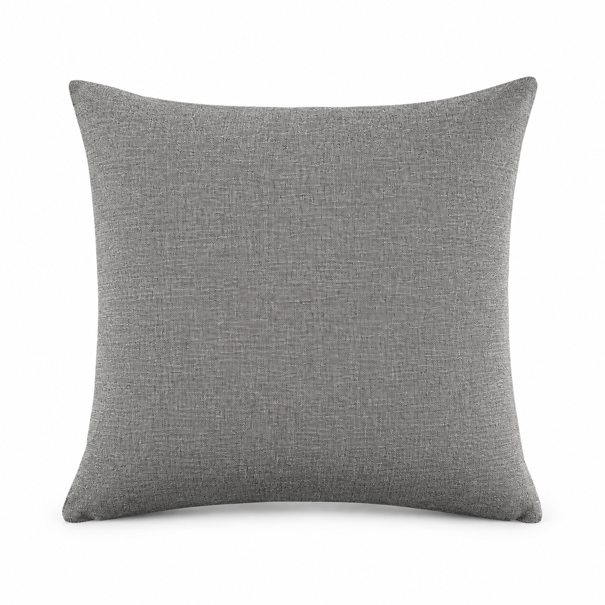 Lanott CU101 cushion in Mocha-11, square shape, front view on white background with refined fabric texture