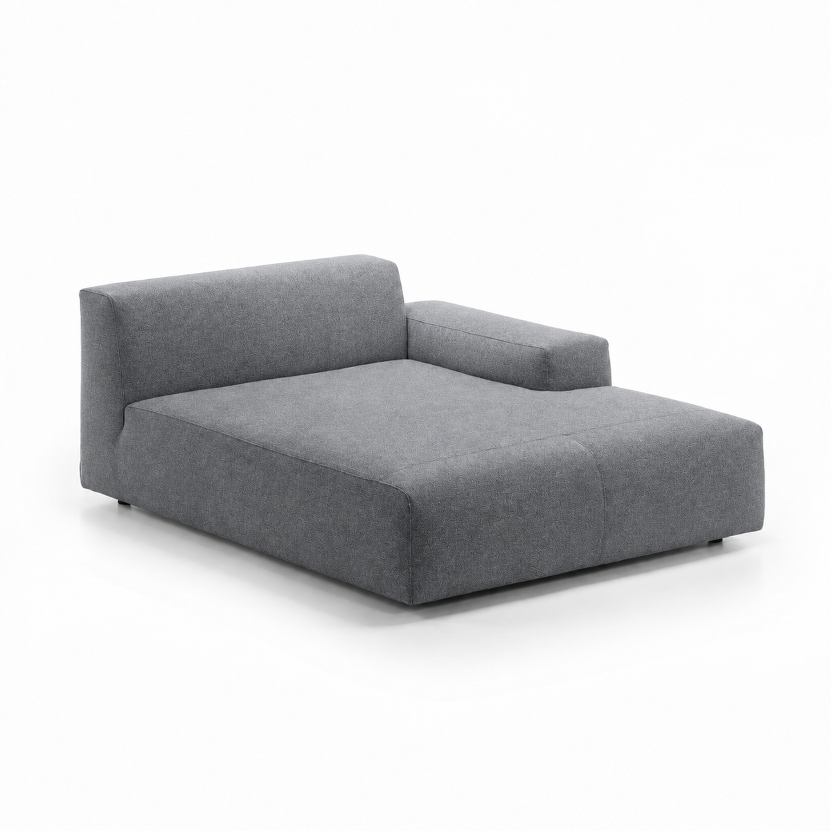 Lanott DB101 daybed in MD-3, main three-quarter view on white background with refined fabric texture