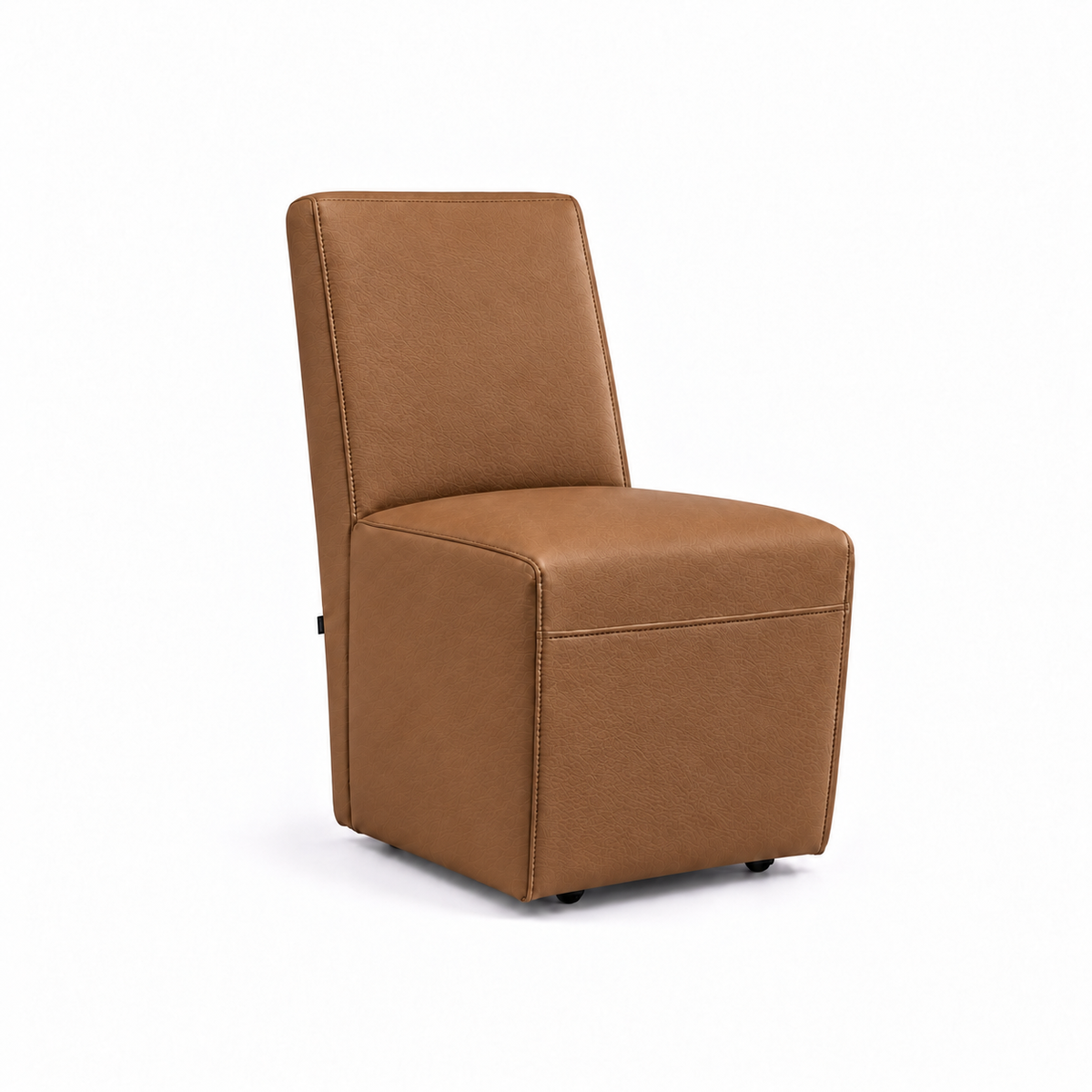 Lanott Linea DC101 in Cognac Leather (Lacoste-5), main three-quarter view, facing right on white background.