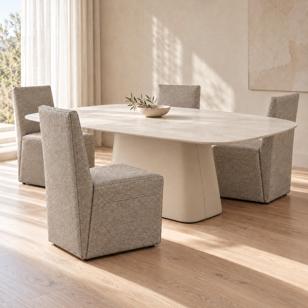 Lanott Linea dining chair DC101 in MD-14, dining scene
