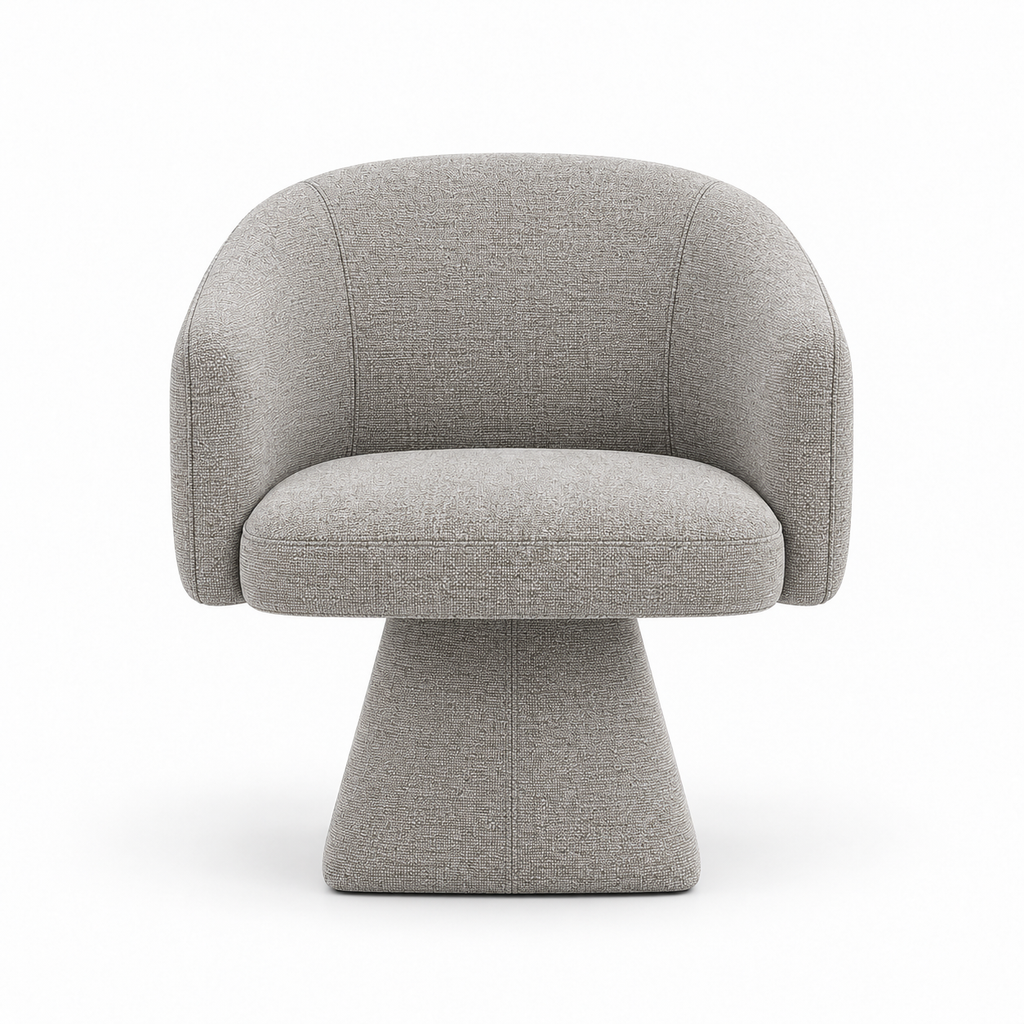 Lanott Aura dining chair DC103 in MD-2, front view on white background