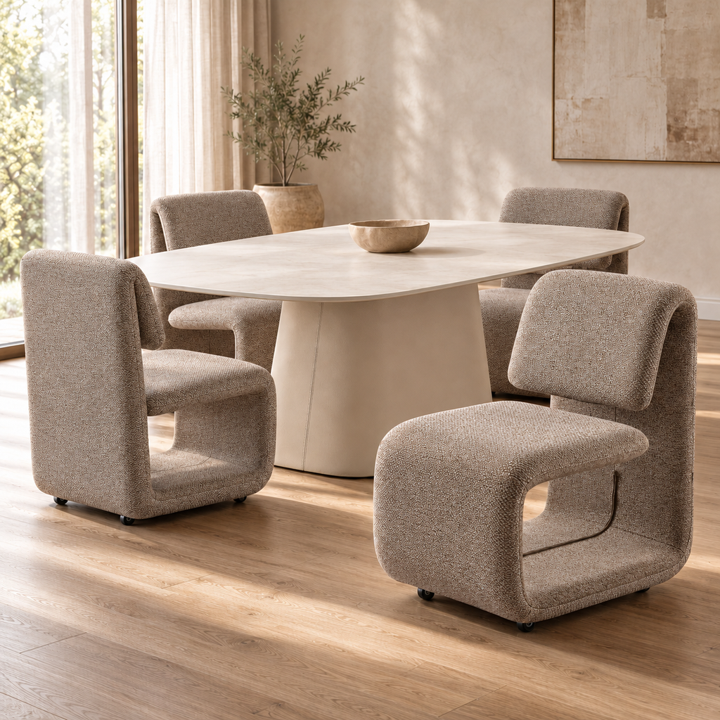 Lanott Kanso dining chair DC104 in MD-14, dining scene