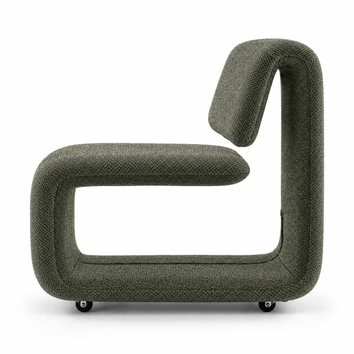 Lanott Kanso dining chair DC104 in MD-8, side view