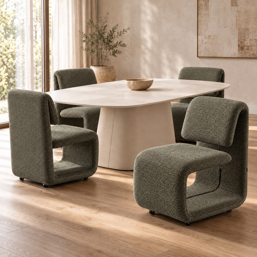 Lanott Kanso dining chair DC104 in MD-8, dining scene