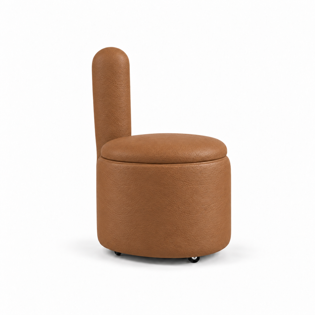 Lanott Alto DC105 in Cognac Leather (Lacoste-5), main three-quarter view, facing right on white background.