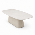 Lanott Eterna DT102 in Beige Leather, main three-quarter view, facing right on white background.