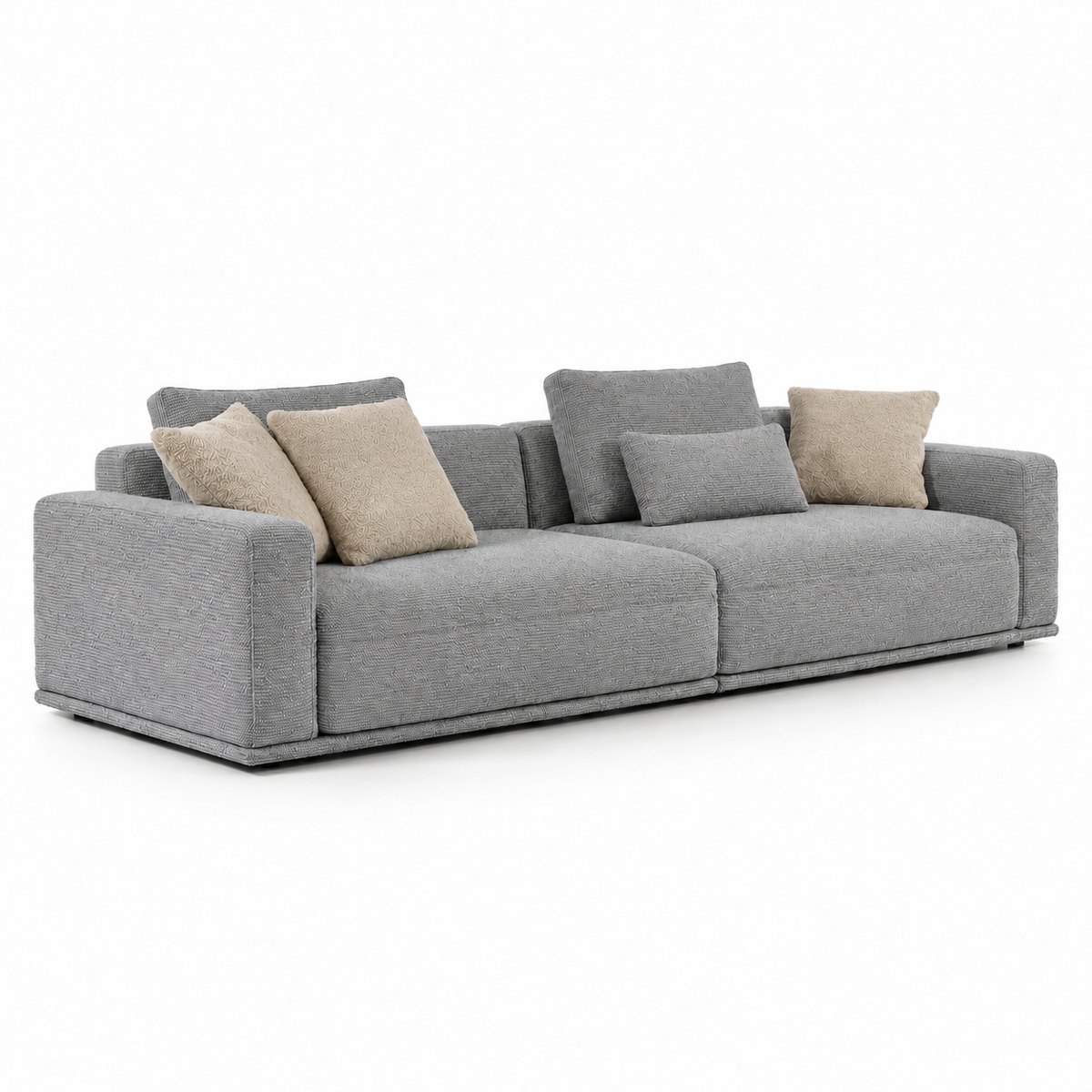 Sofa - LS108 | Mocha-11 | Three-quarter view