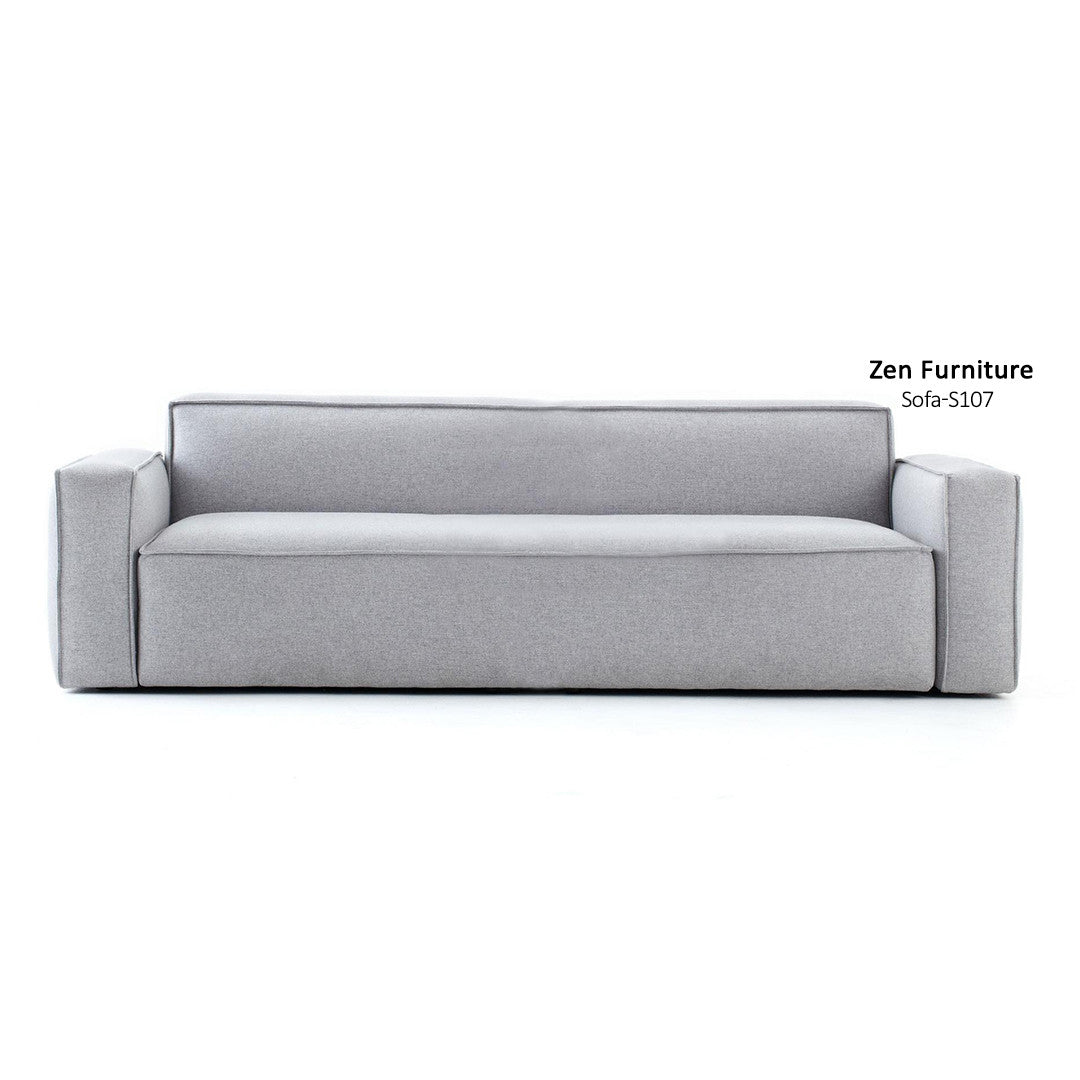 Sofa-S107 material and finish detail — Lanott