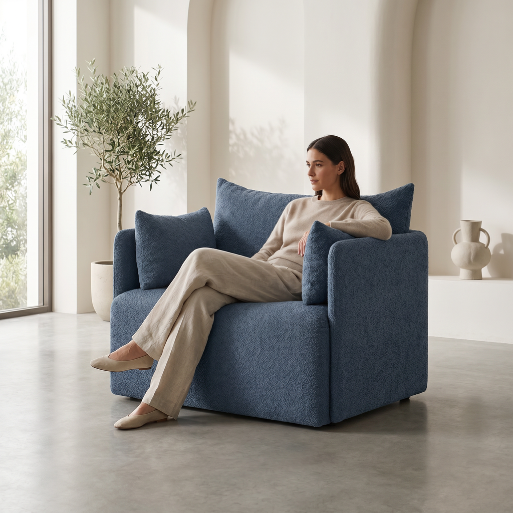 Lanott Mero Arm Chair S117 in use in a contemporary interior