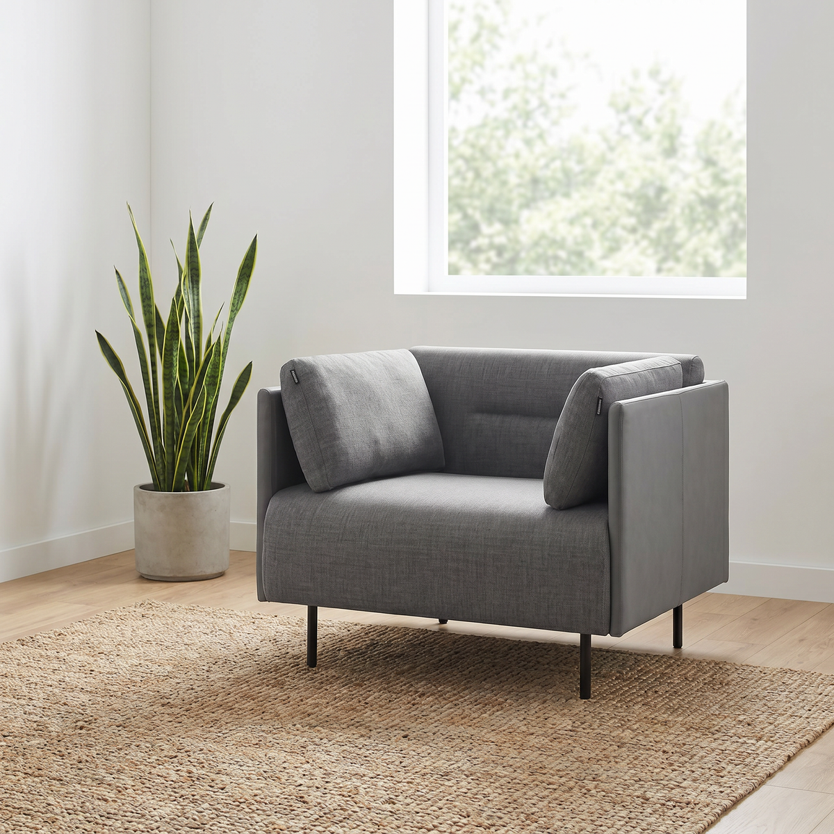 Lanott Verro Arm Chair S120 in a bright neutral interior