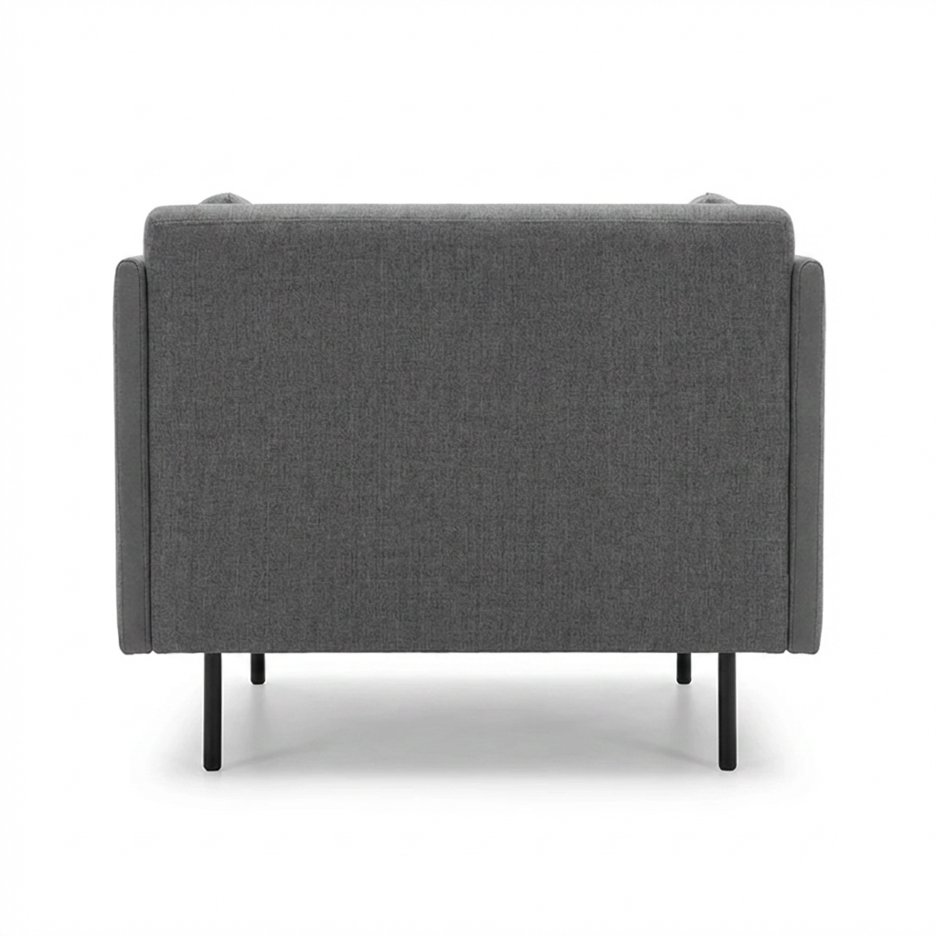 Lanott Verro Arm Chair S120 rear view on white background