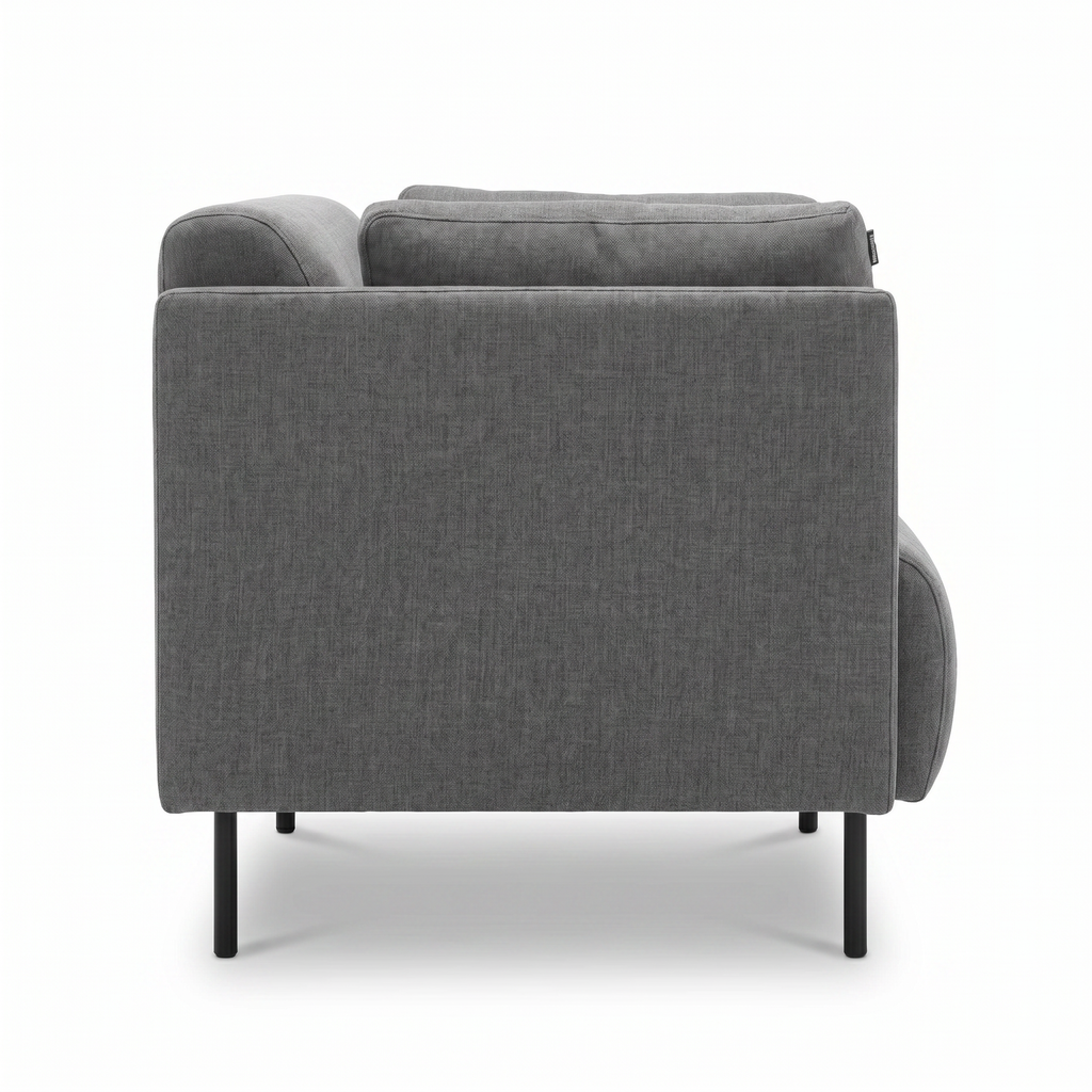 Lanott Verro Arm Chair S120 three-quarter rear view on white background