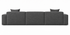 CS107 configuration 02, back view in grey fabric