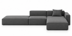 CS107 configuration 05, front view in grey fabric