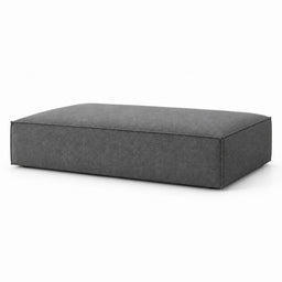 Pouf · 160 × 100 cm — grey fabric reference