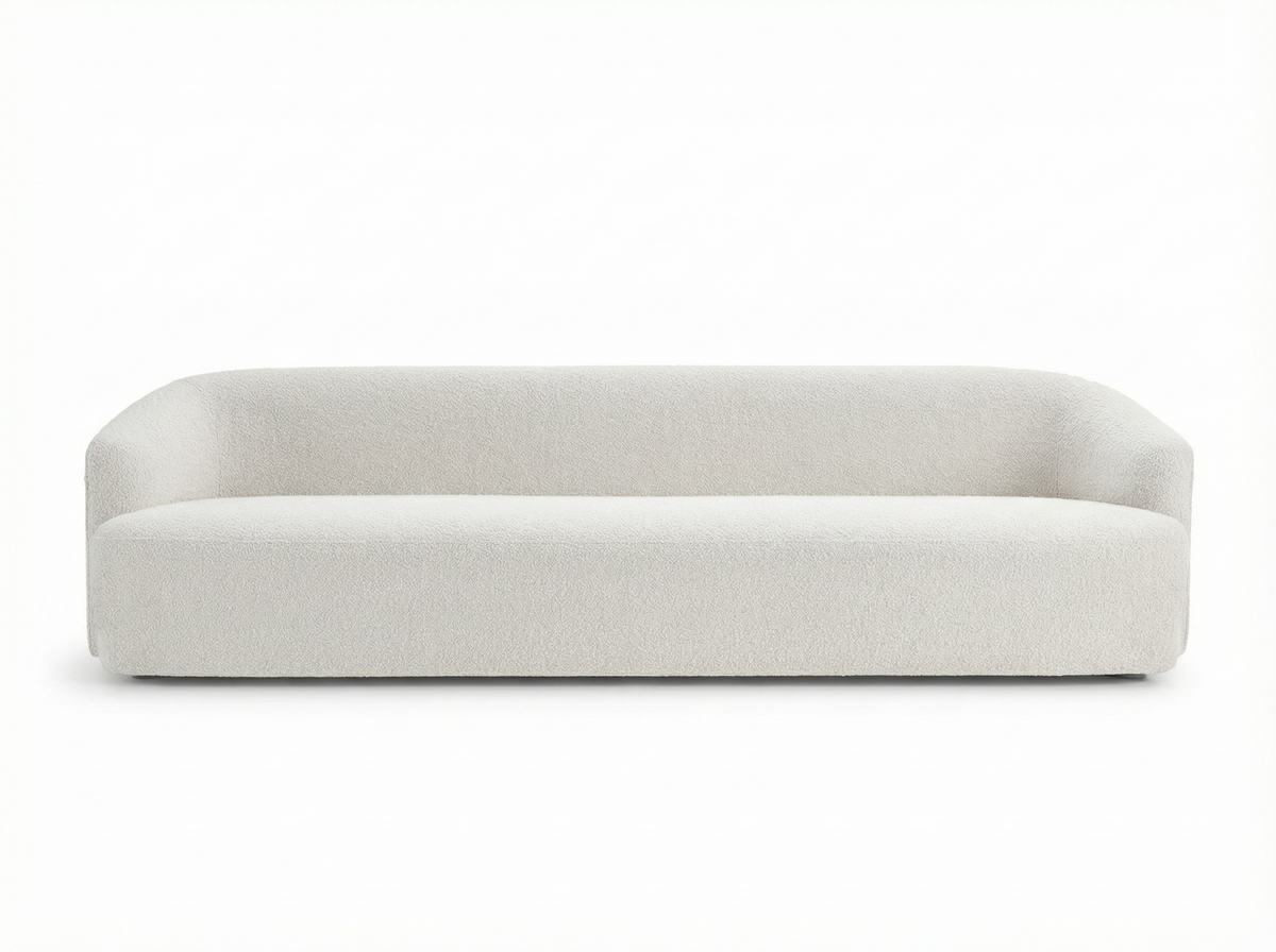 Arlette Sofa LS101, front view on white background