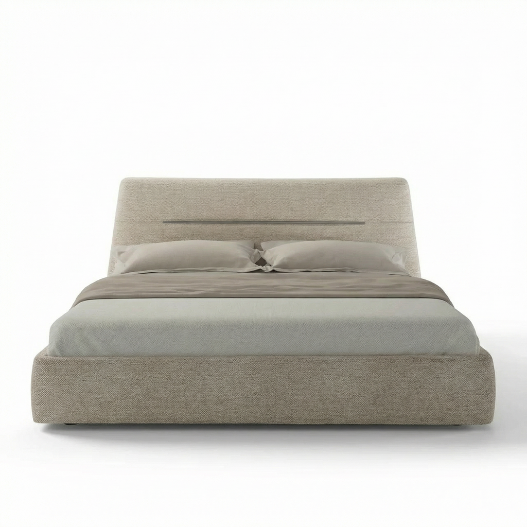 Bed B122 front view on white background