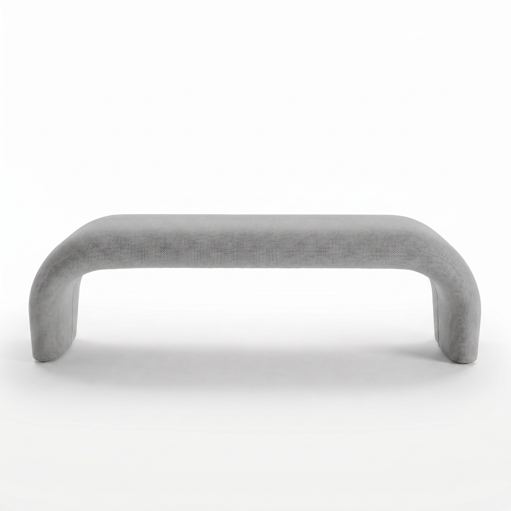 Bench BH101 front view on white background
