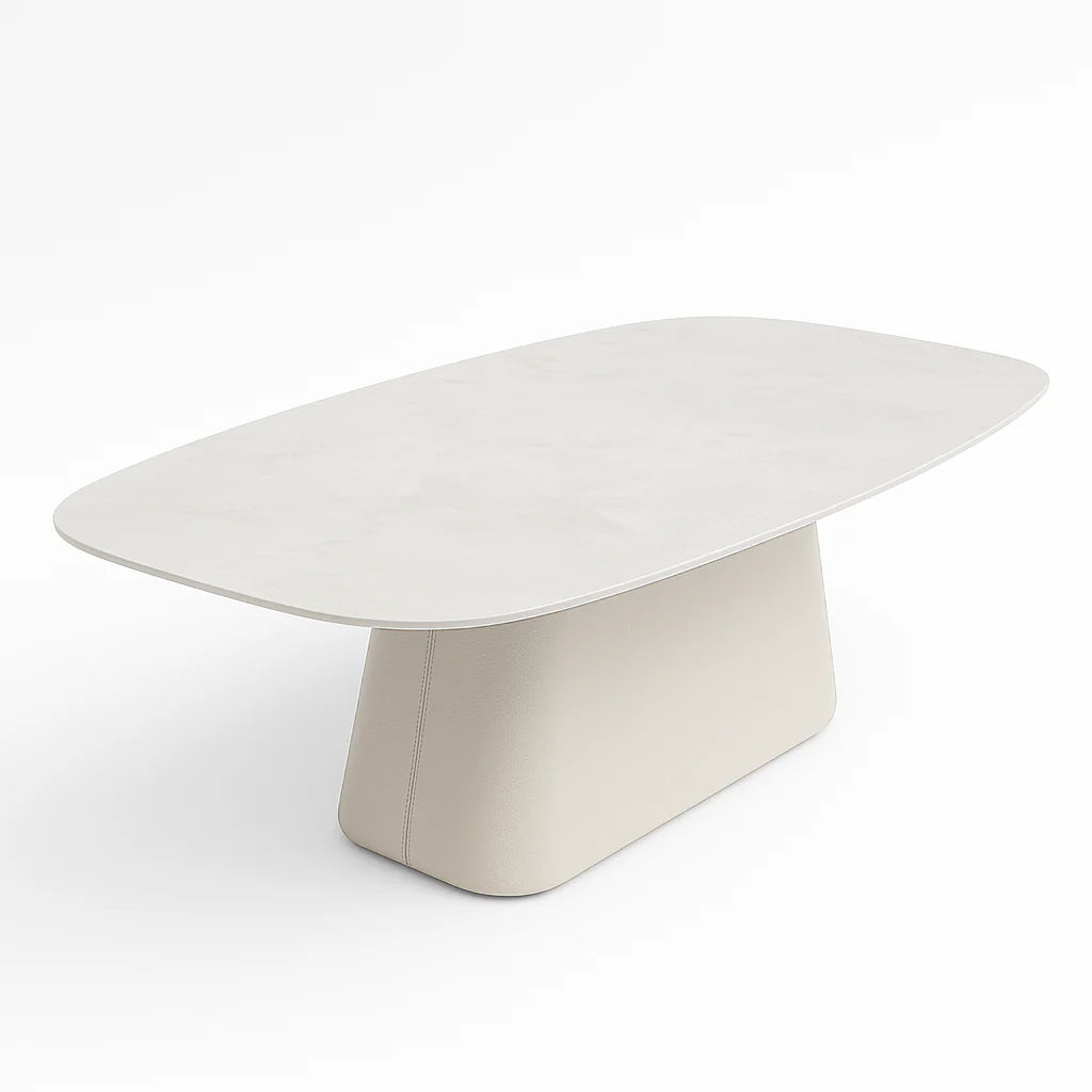 Dining Table DT101 front view on white background