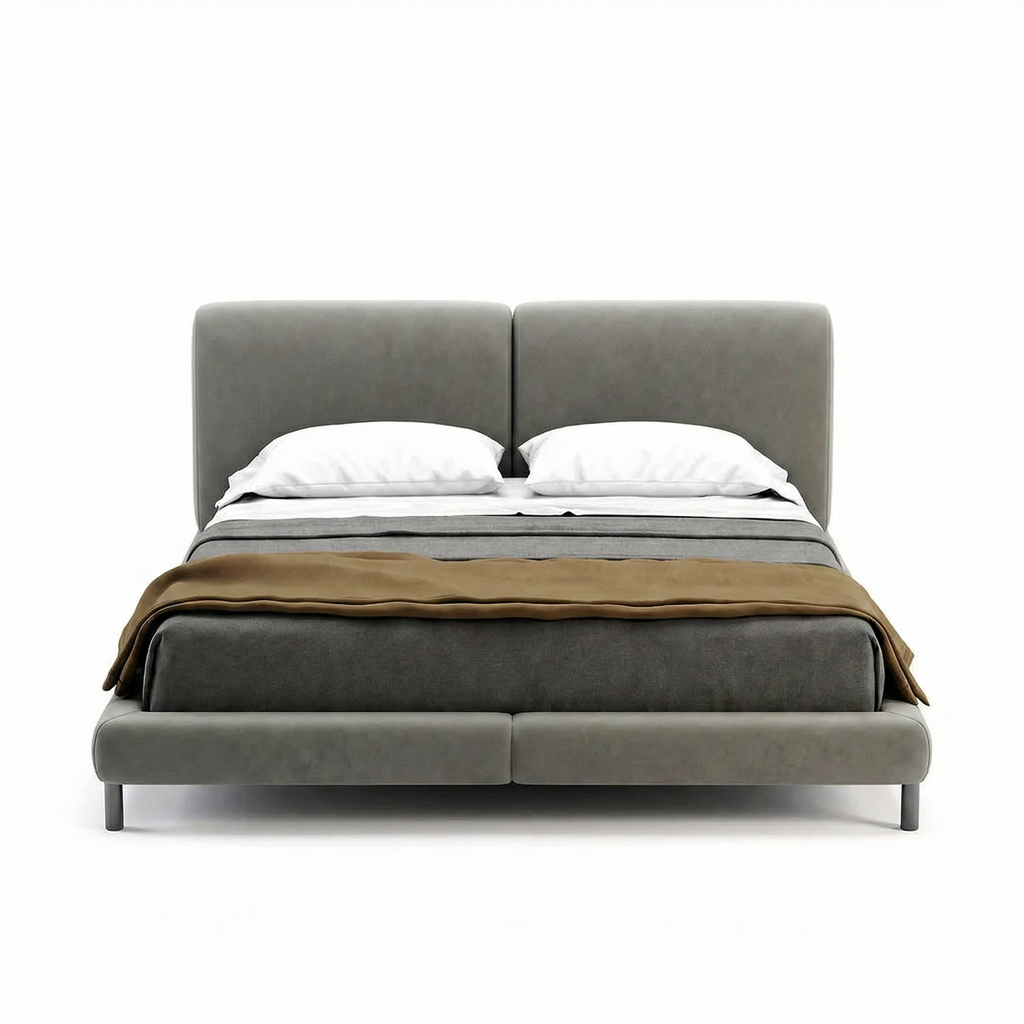 Bed LB103 front view on white background