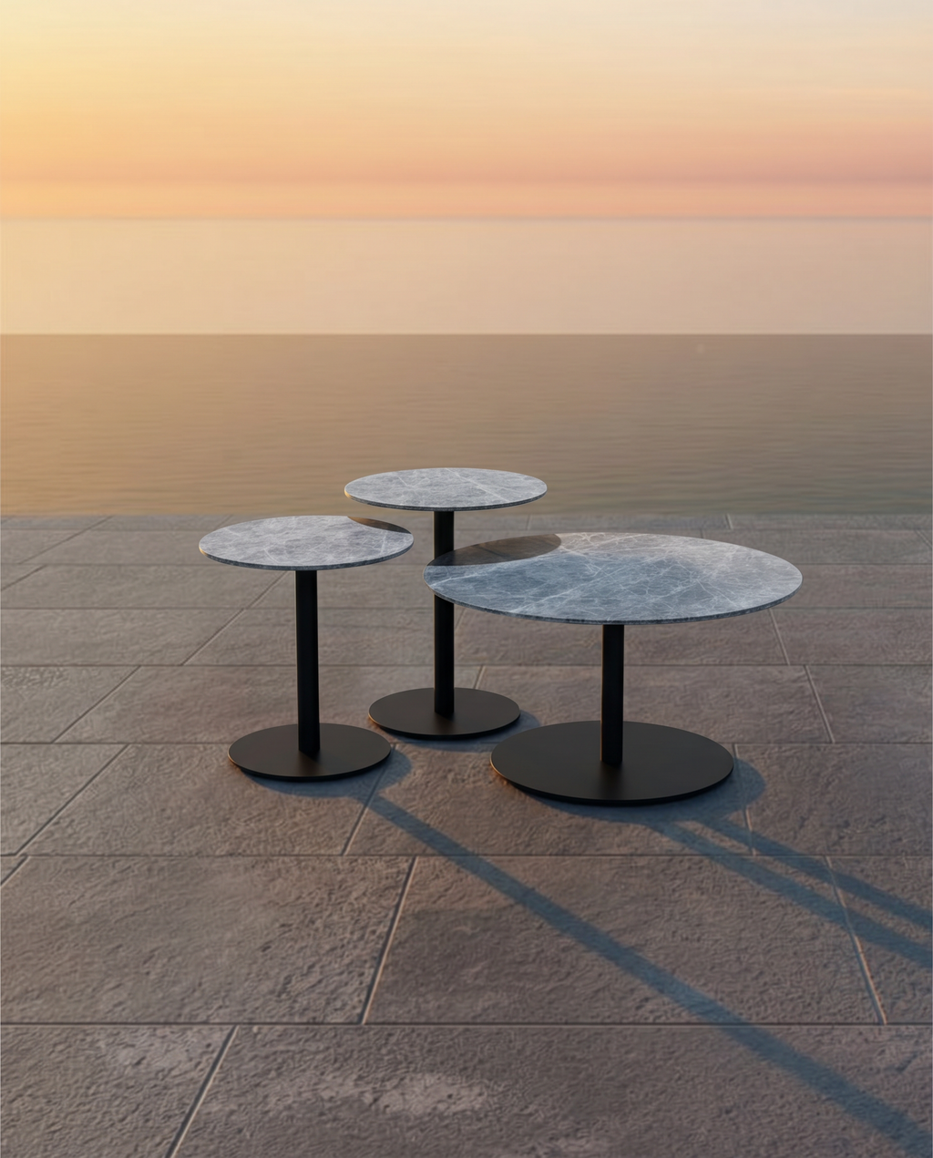 Table Set TS125 in a warm neutral interior