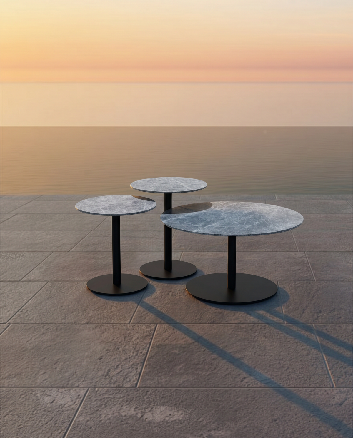 Tables Set-TS125 proportions and dimensions — Lanott